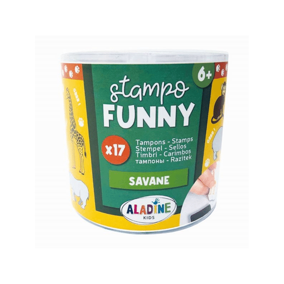 Aladine Stampo Funny Stempels Savanne