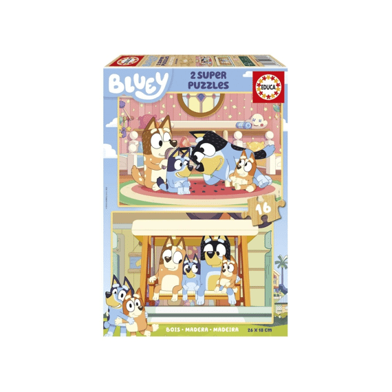 Educa Puzzel 2x16st Bluey