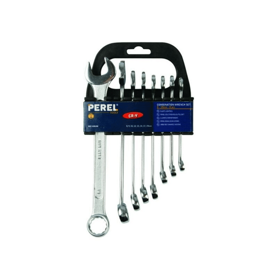 Ring- en steeksleutelset 8 19mm 8-delig