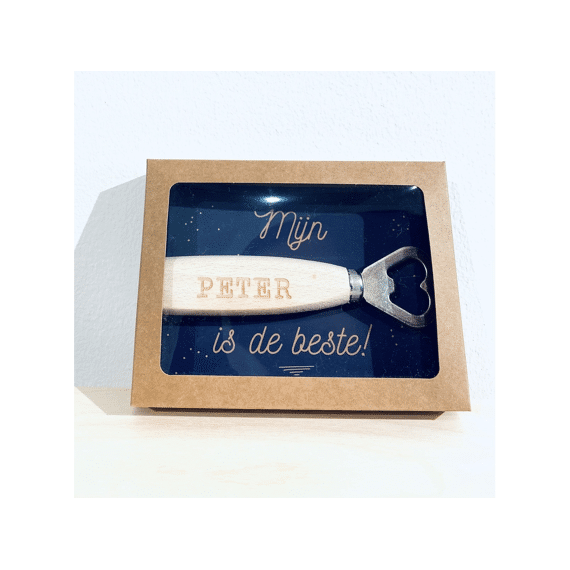 Minimou Flessenopener Mijn Peter Is De Beste