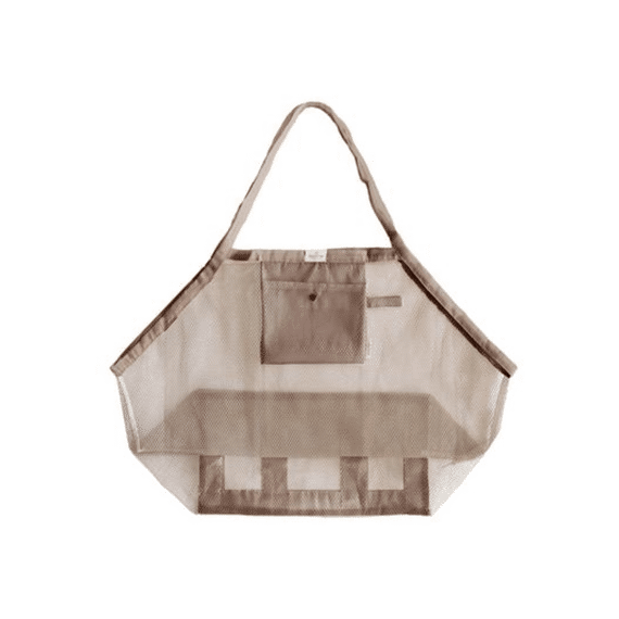 Mrs Ertha Beach Bag XL Hello Summer Taupe