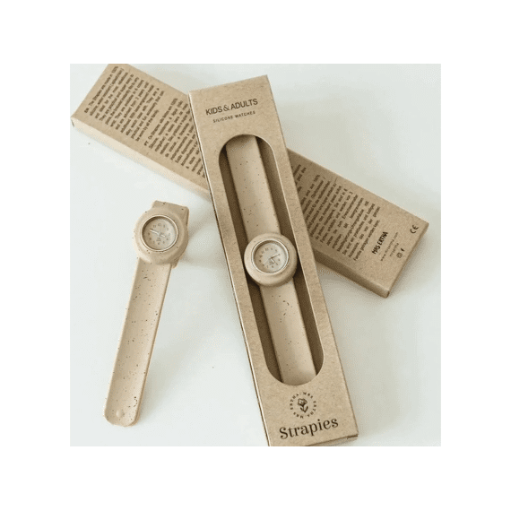 Mrs Ertha Horloge Strapies Speckled Nude
