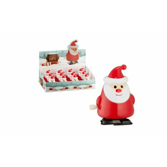 Wind Up Kerstman 7cm