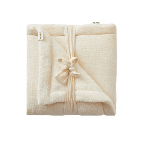 BB & Co Deken Wieg 70x100cm Mousse de Lait
