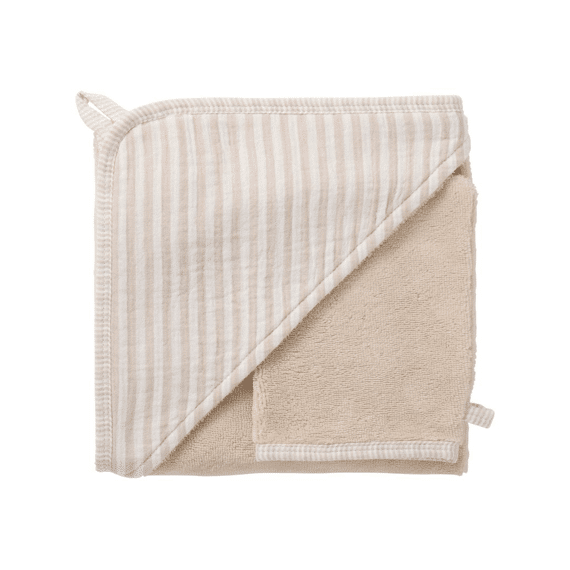 BB & Co Badcape Rayé Galet