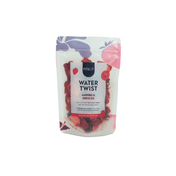 Pineut Watertwist Navulling Zakje Aardbei Hibiscus Bio