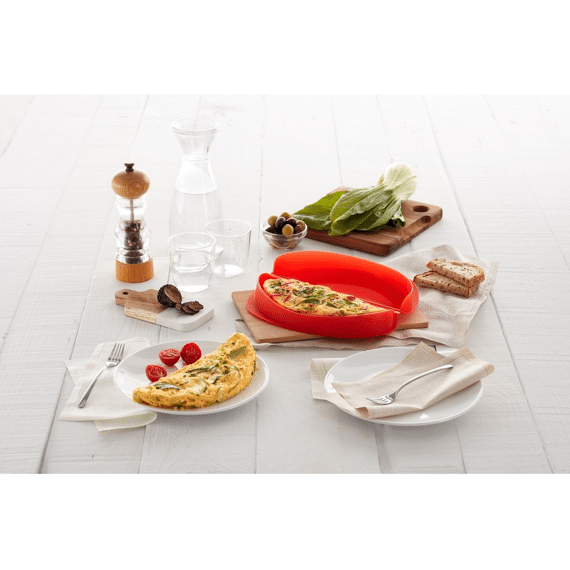 Lekué Magentron Omeletmaker Rood