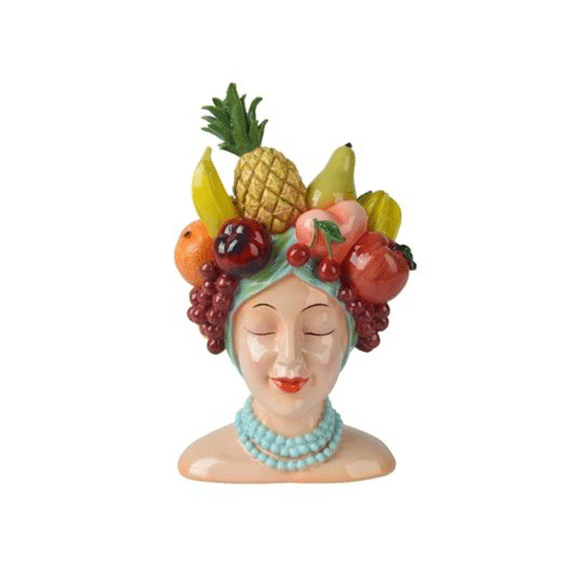 Bloempot Buste Fruit 13,4x15x23cm