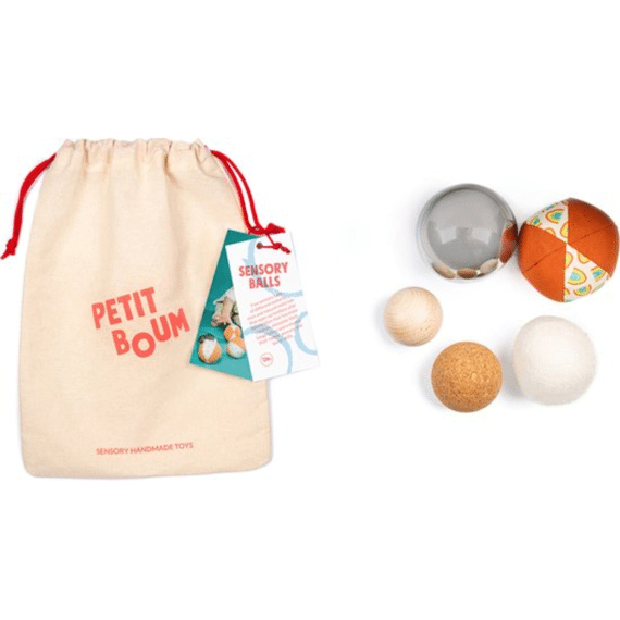 Petit Boum Sensorische Ballen  Set van 5
