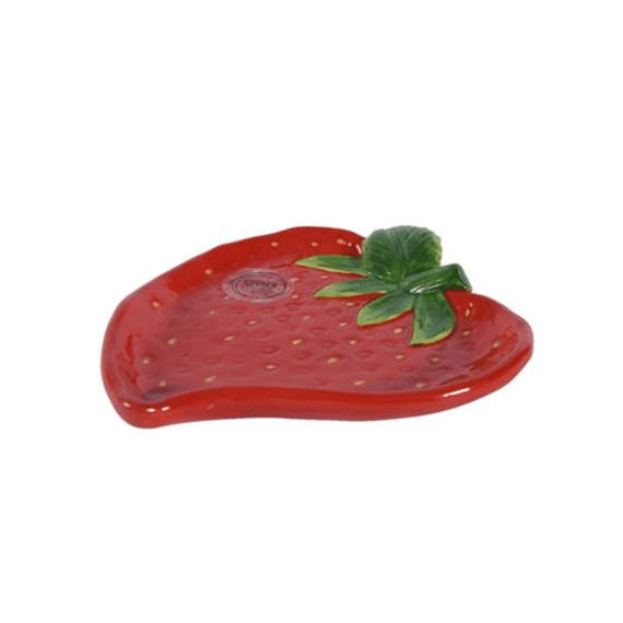 Bord Aardbei 17x15,5cm