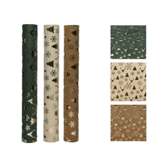 Kerst Decostof Polyester Assortiment Prijs Per Stuk