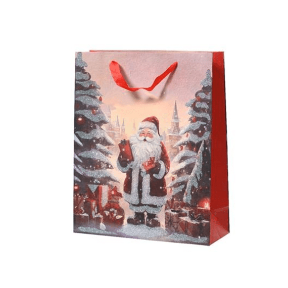 Kerst Giftbag 42cm Rood