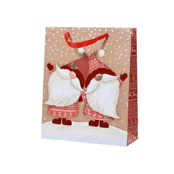 Kerst Giftbag 48cm Rood