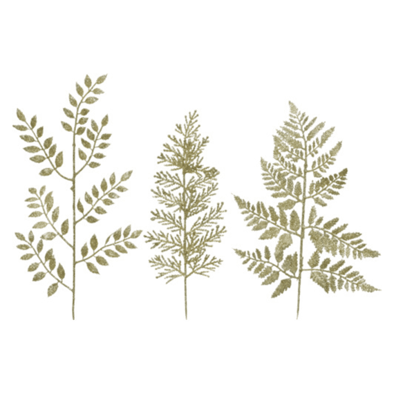 Kerst Tak Bladeren Goud Assortiment Prijs Per Stuk