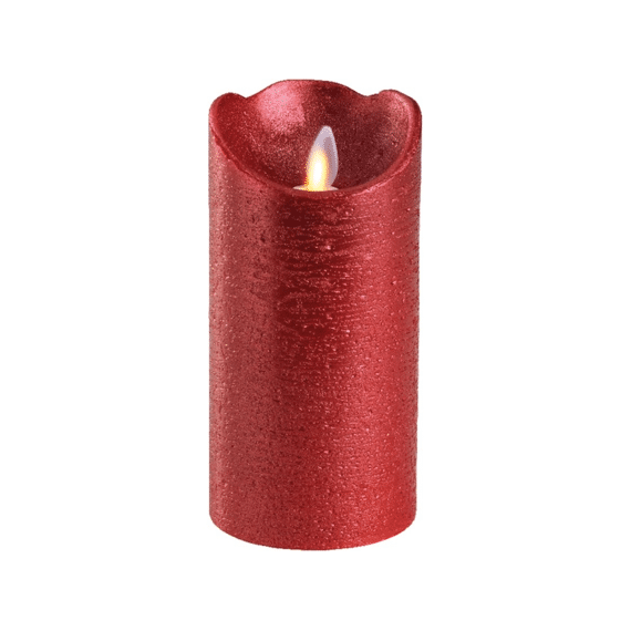 Led Waving Kaars 15cm Kerstrood