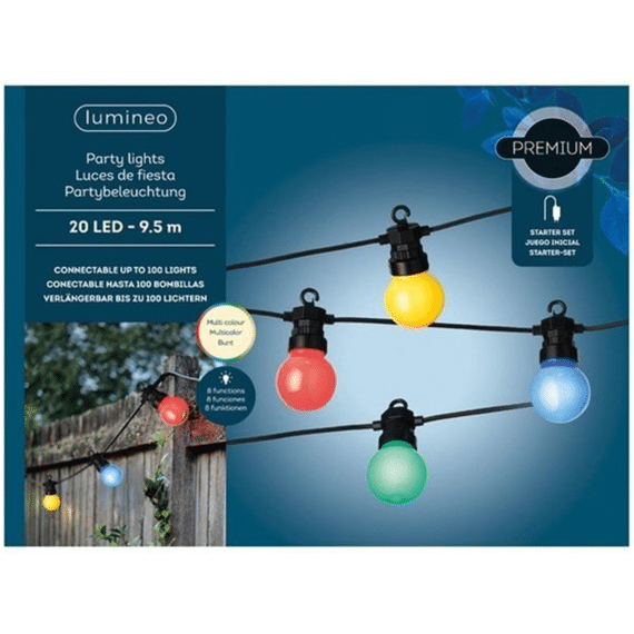 Partylight Led Twinkel Effect 5m 20 Lampen