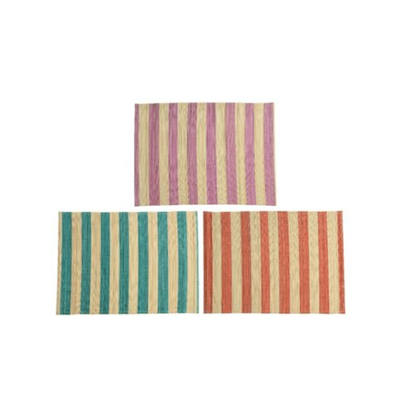 Placemat Bamboe 45x33cm Assortiment Prijs Per Stuk