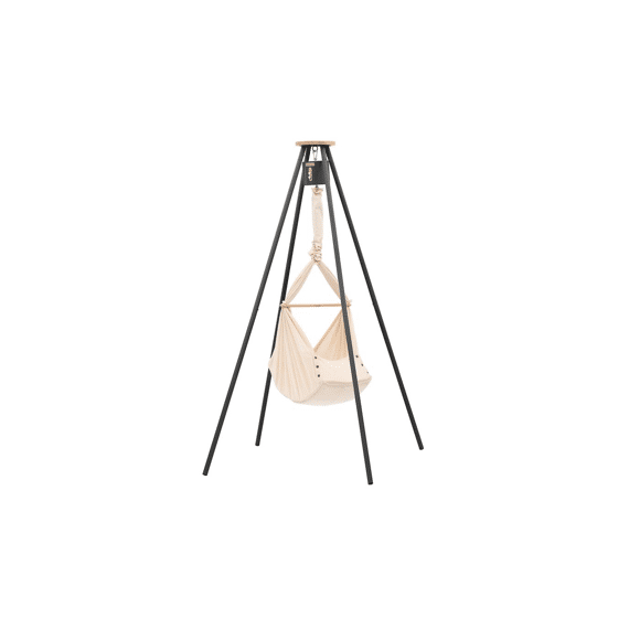 Nonomo Motor Antraciet + Hangmat Amandel + Tipi-standaard Antraciet