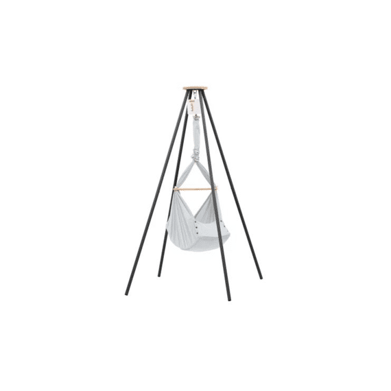 Nonomo Motor Wit + Hangmat Steengrijs + Tipi-standaard Antraciet