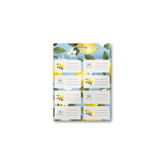 Floral Life Schooletiketten