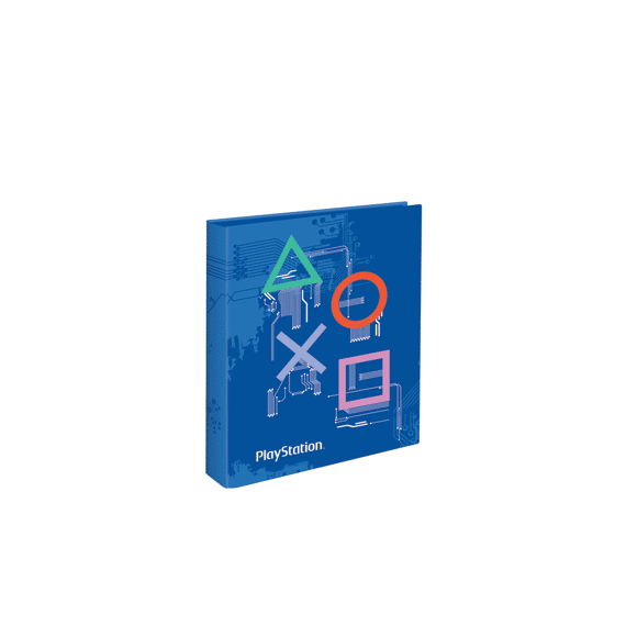 Playstation Vintage Klasseur A4 8cm Light Blue