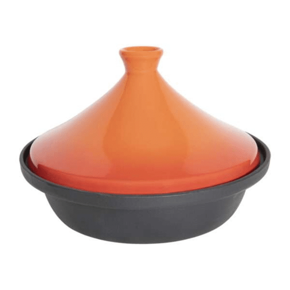Tajine30cm Gietijzer Rood