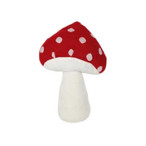 Kerstfiguur Pluche Paddenstoel 25,5cm