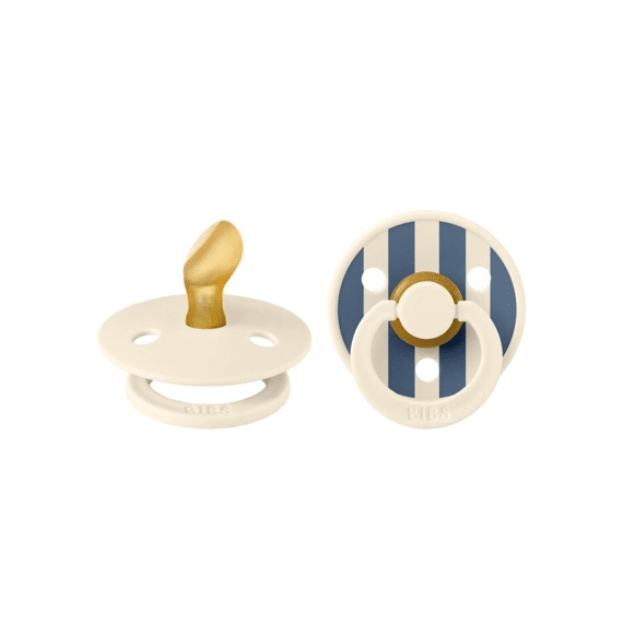 Bibs Fopspeen T1 0-6m Anatomic Studio Duo Pin Steel Blue