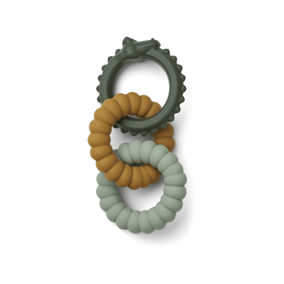 Liewood Bijtring Gilbert Crocodile Green Multi Mix