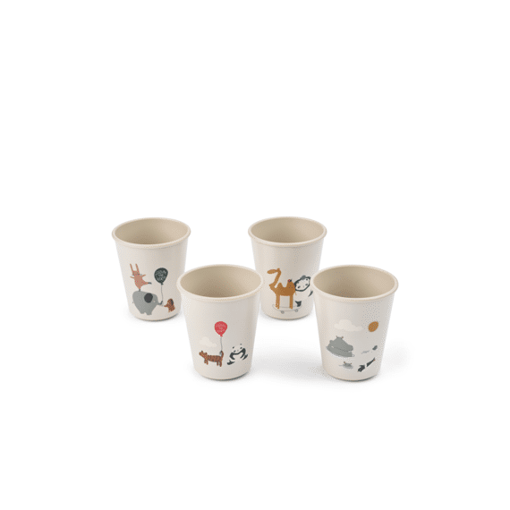 Liewood Cup Lana 4-pack Around the World Sandy