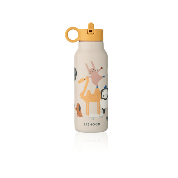Liewood Drinkfles Falk 350ml Around the World Sandy