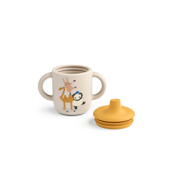 Liewood Sippy Cup Neil Around the World Sandy