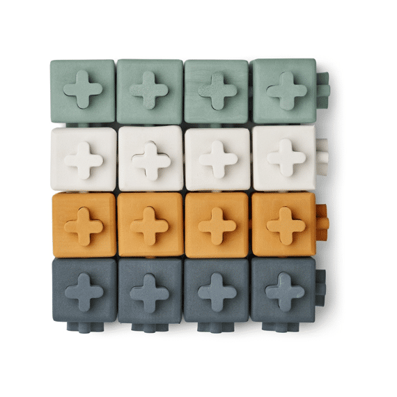 Liewood Toys Bouwblokken Pierce Mustard Multi Mix