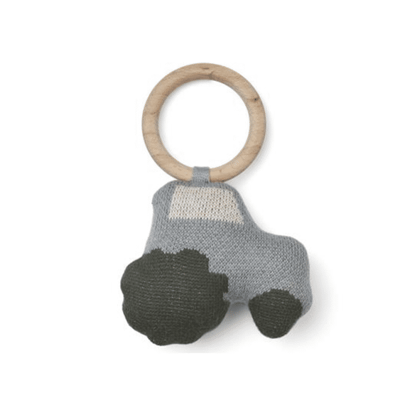 Liewood Toys Rattle Aria Tractor Blue Fog Multi Mix