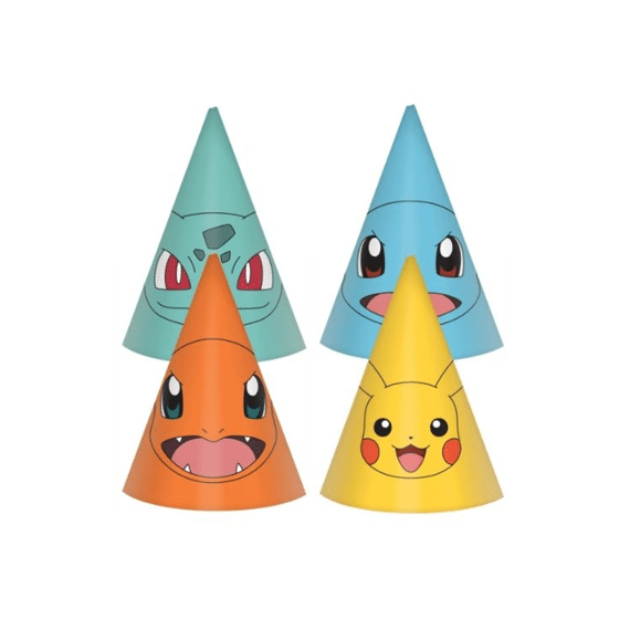 Pokemon Feesthoedjes 8st