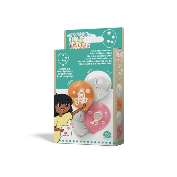 DIY Ballon Set Unicorn Stickers