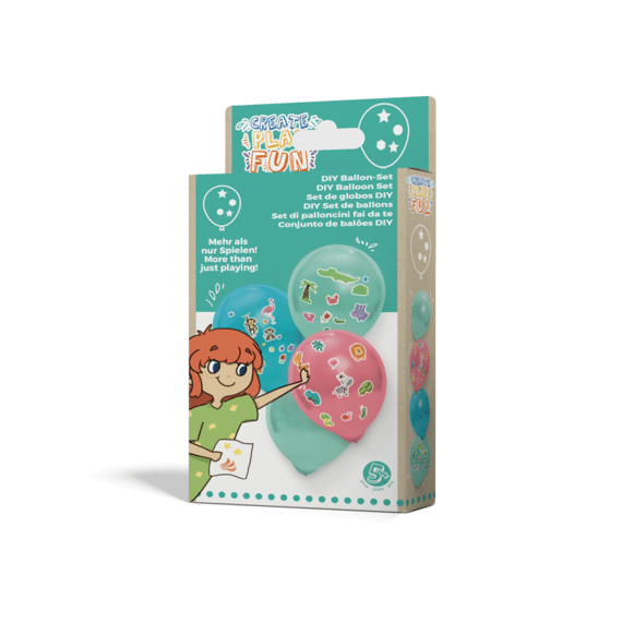DIY Ballon Set Animal Stickers