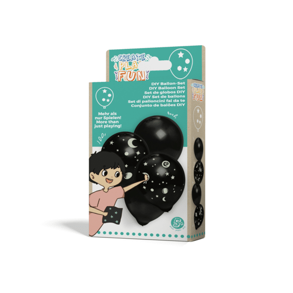 DIY Ballon Set Glow in the Dark Stickers