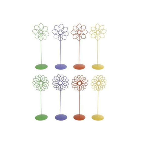 Sculptuur Flowers Metaal 7,5x9x26cm Assortiment Prijs Per Stuk