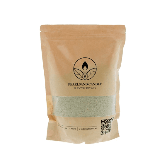 Marco Parelzand Kaars 400gr incl. 4 wieken Beige