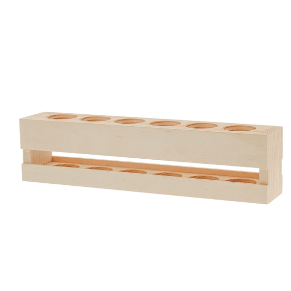 Marco Houder voor 6 glazen buisjes Natuur