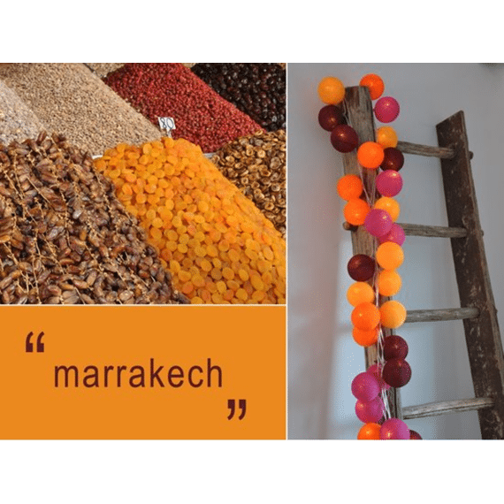 Happy Lights 20 Lampjes Marrakech Oranje tinten
