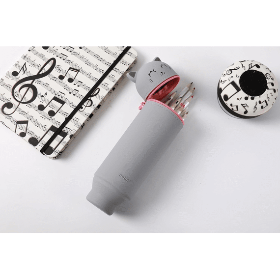 I-Total Etui In Silicone Grijze Kat