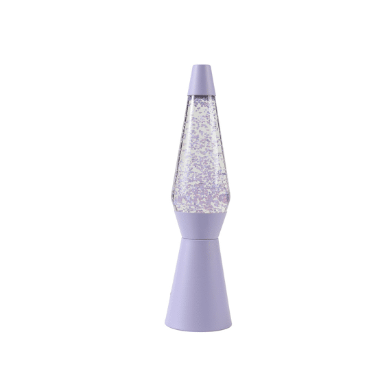I-Total Glitterlamp Ruimteschip Pastel Paars