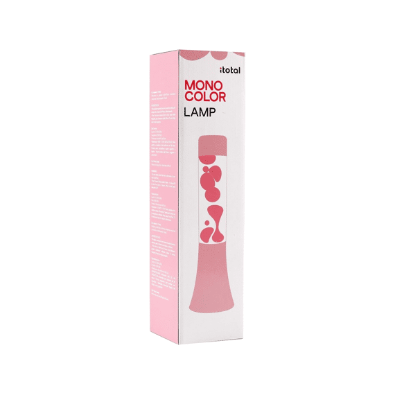 I-Total Lavalamp Gevlokt Pastel Roze