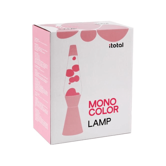 I-Total Lavalamp Ruimteschip Pastel Roze