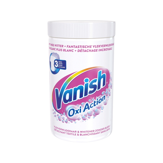 Vanish Wasmiddel Poeder Oxi Action Roze Kristal Wit 1.5kg
