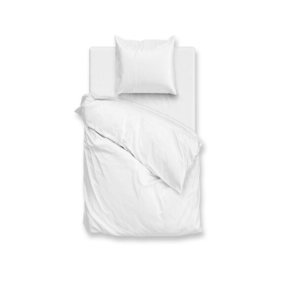 Heckett Percalle Dekbedovertrek 140/200-220 Crystal White