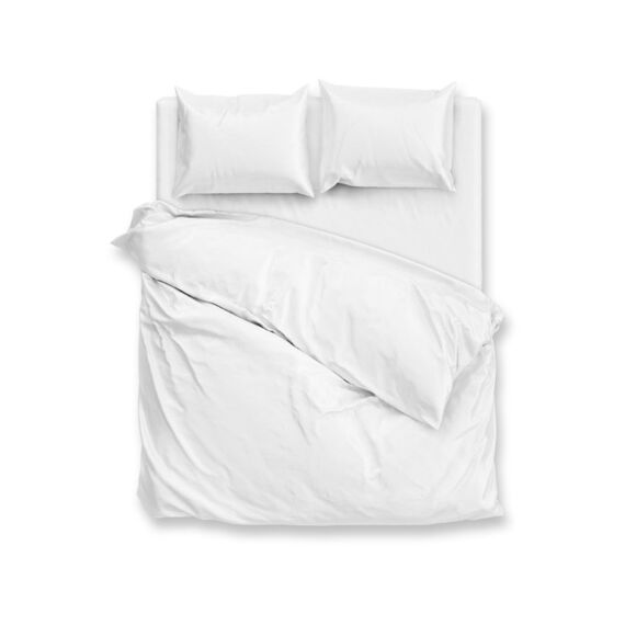 Heckett Percalle Dekbedovertrek 240/200-220 Crystal White