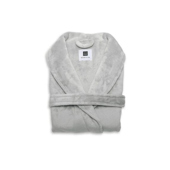 Heckett Cara Badjas Lang L Pearl Grey